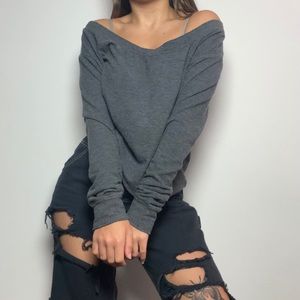 Basic Off the Shoulder Sweater